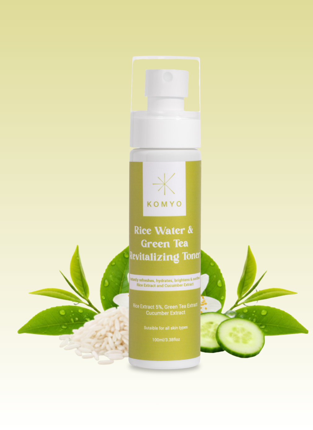 Rice water & Green Tea revitalizing Toner