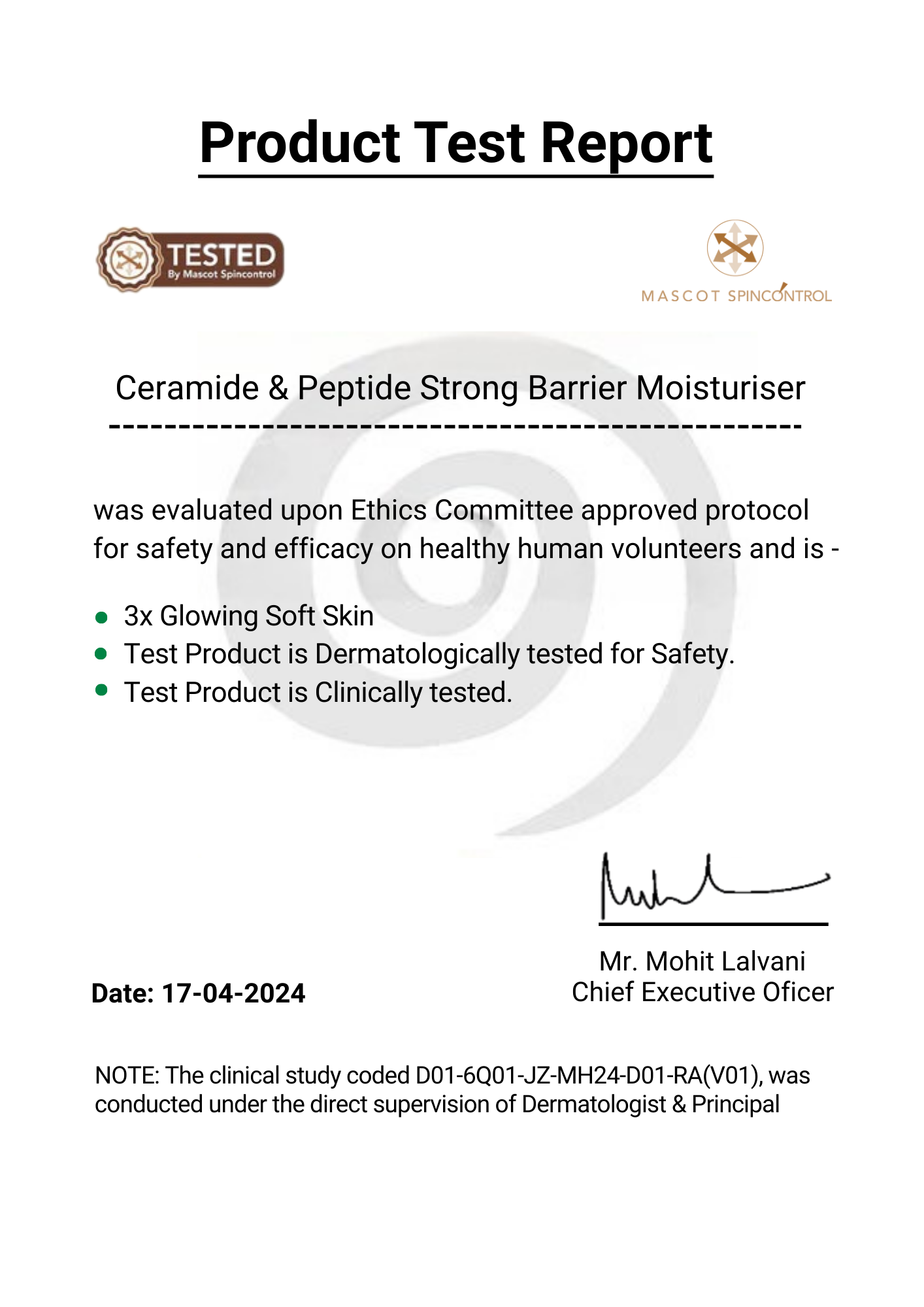 Komyo Ceramide and peptide moisturiser