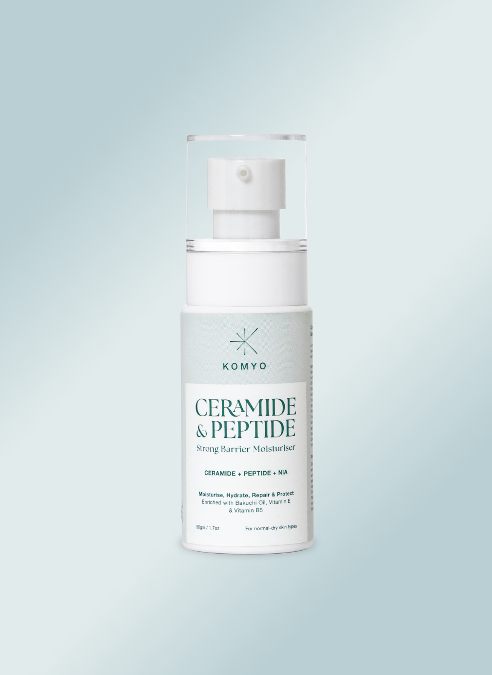 Komyo Ceramide and peptide moisturiser