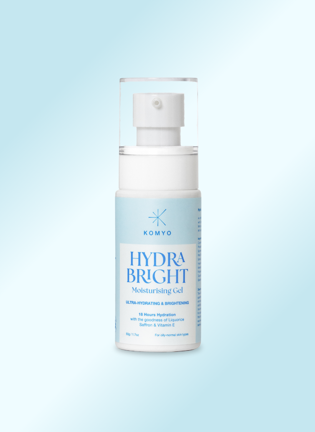 Komyo Hydra Bright moisturising gel