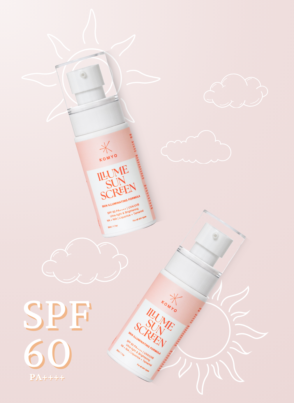 Komyo Ilume sunscreen SPF 60