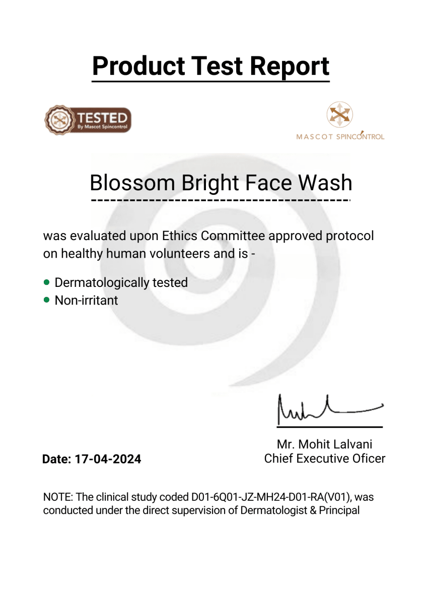 Blossom Bright <br> Face Wash - Komyo