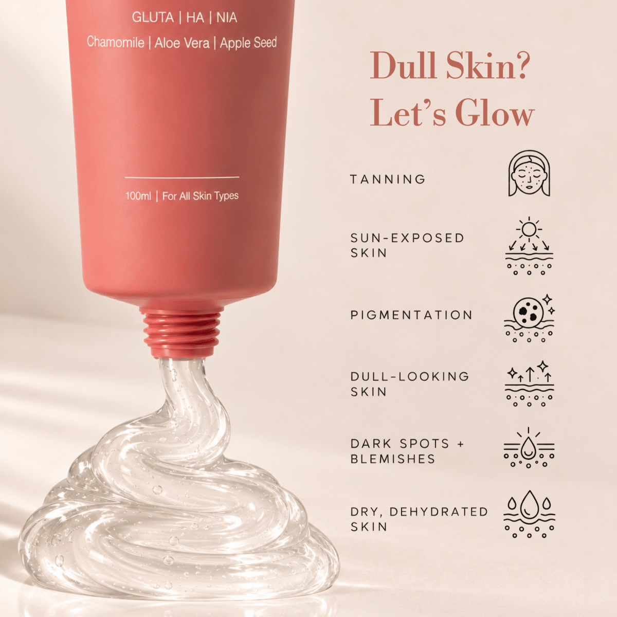 Blossom Bright Face Wash - Komyo