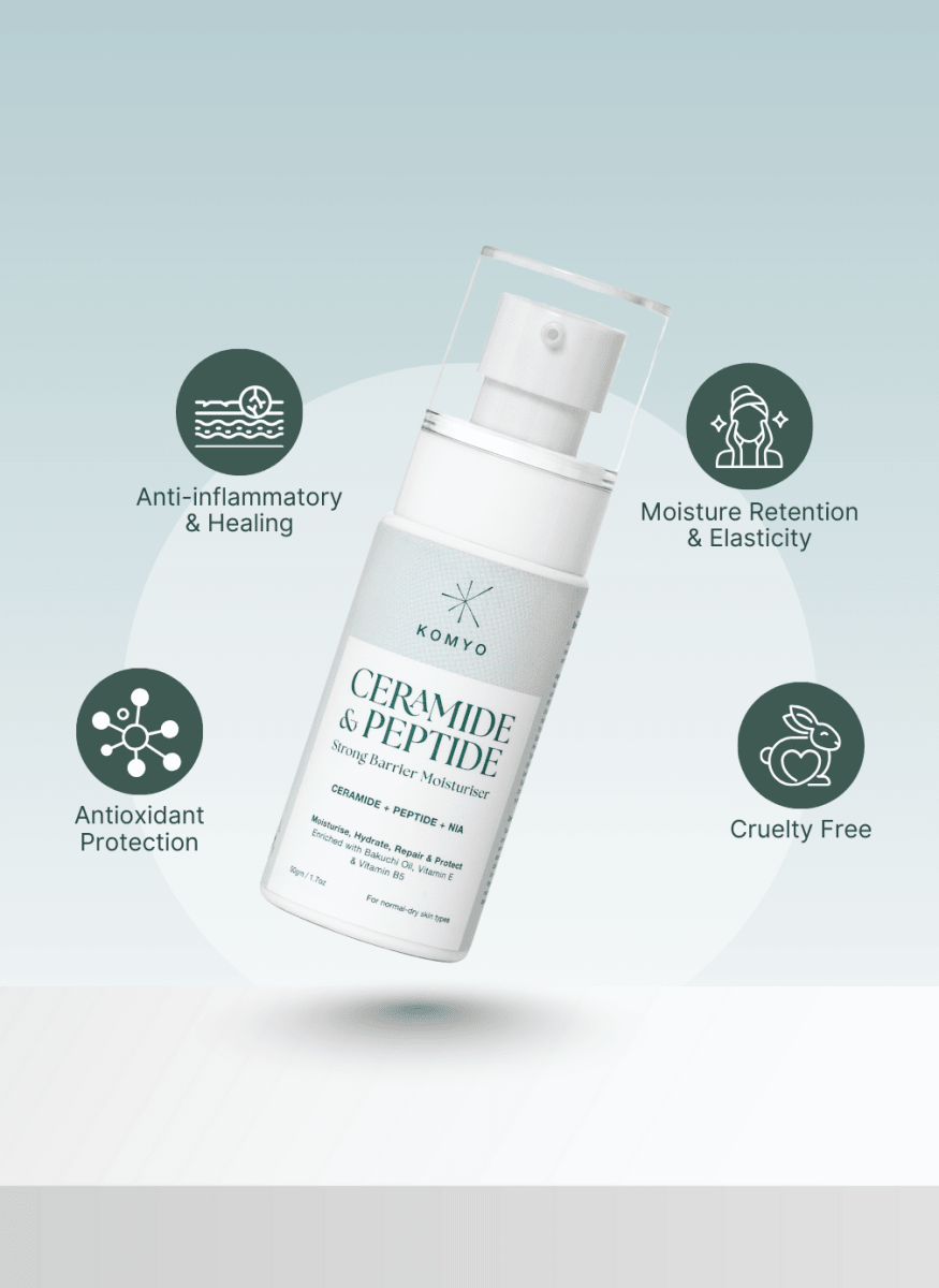 Ceramide & Peptide <br> Strong Barrier Moisturiser - Komyo