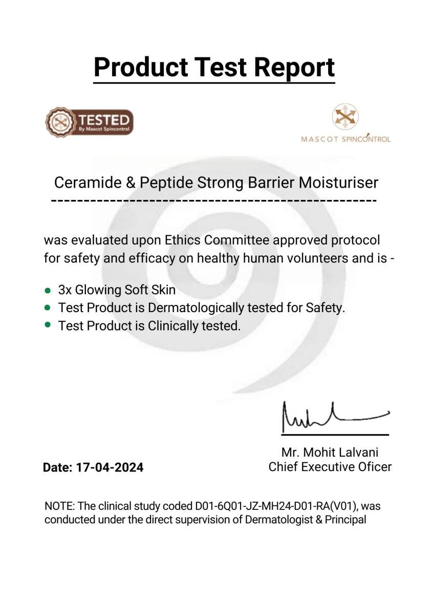 Ceramide & Peptide <br> Strong Barrier Moisturiser - Komyo