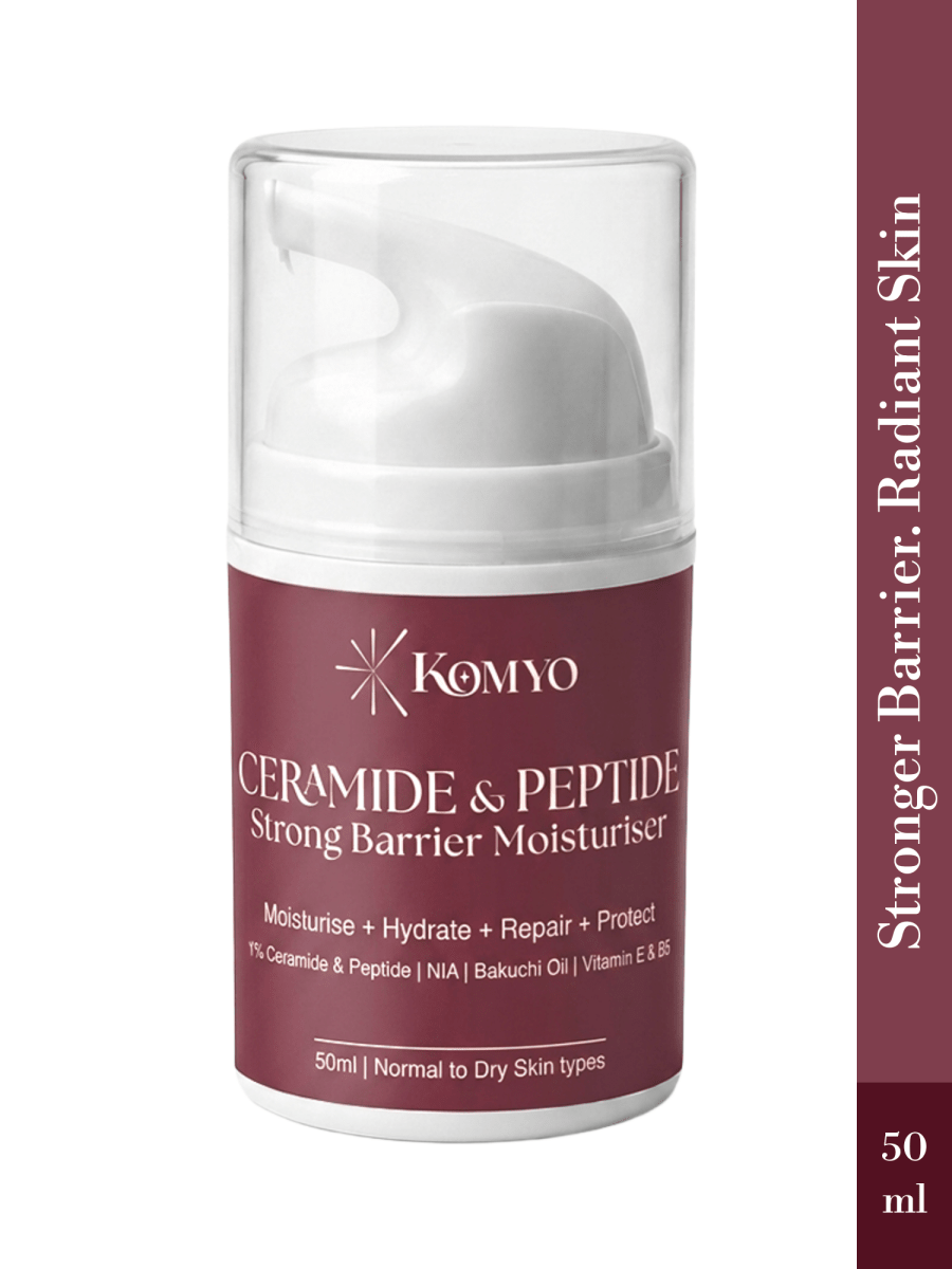 Ceramide & Peptide Strong Barrier Moisturiser - Komyo