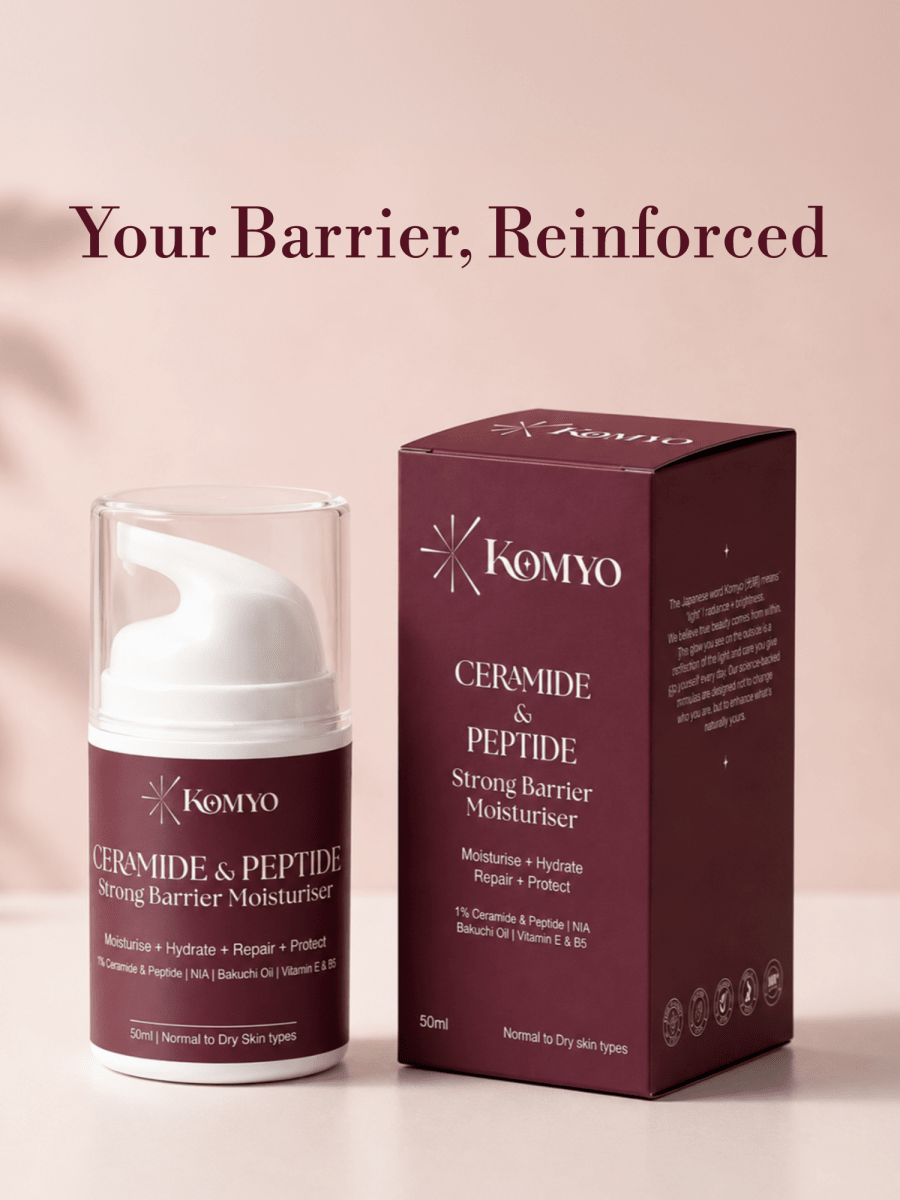 Ceramide & Peptide Strong Barrier Moisturiser - Komyo