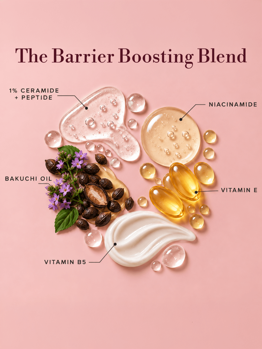 Ceramide & Peptide Strong Barrier Moisturiser - Komyo