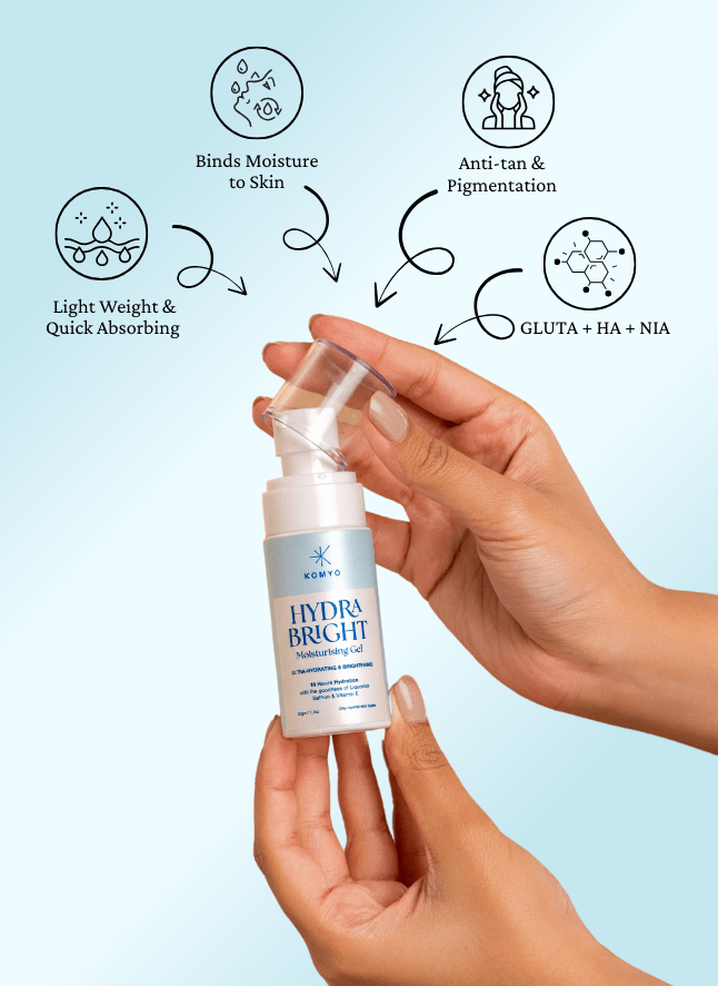Hydra Bright <br> Moisturising Gel - Komyo