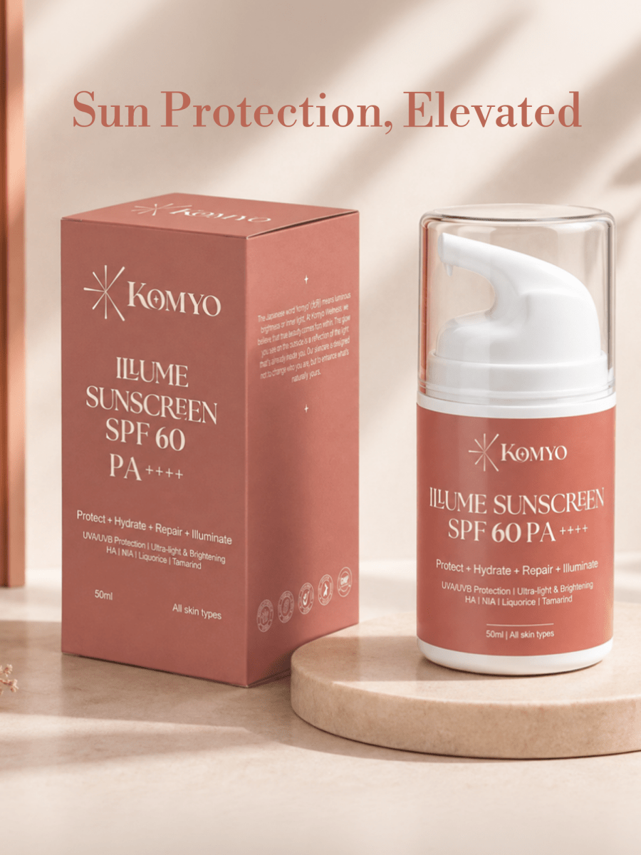 Illume Sunscreen SPF 60 PA++++ - Komyo