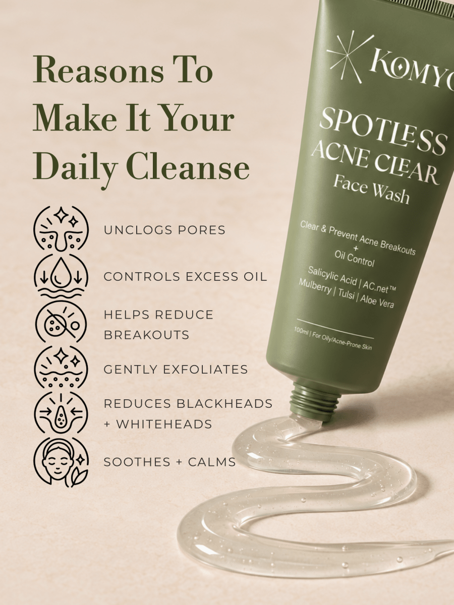 KOMYO Spotless Acne Clear+ Face Wash - Komyo