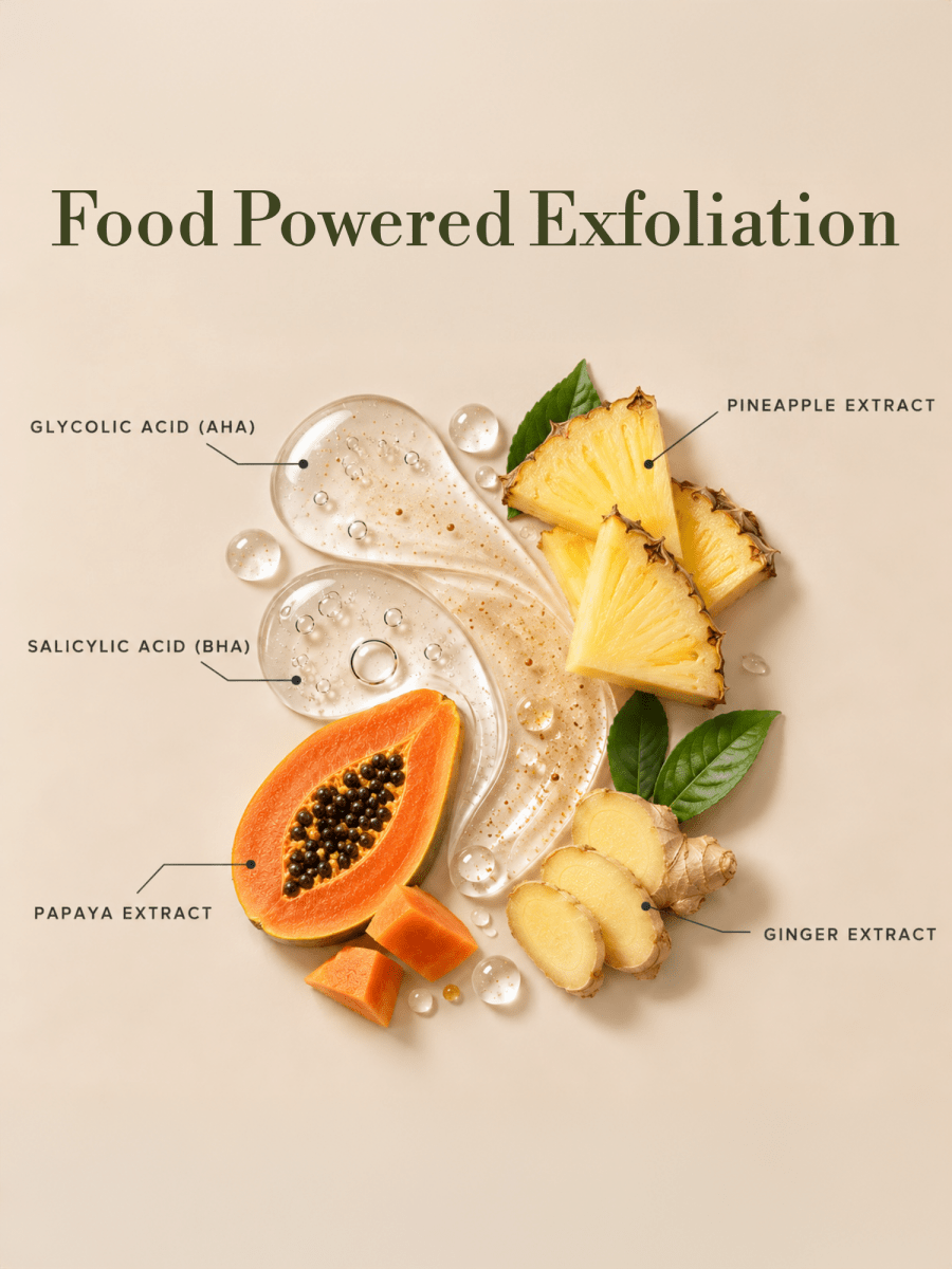 Pineapple & papaya AHA / BHA Peel Scrub Gel - Komyo