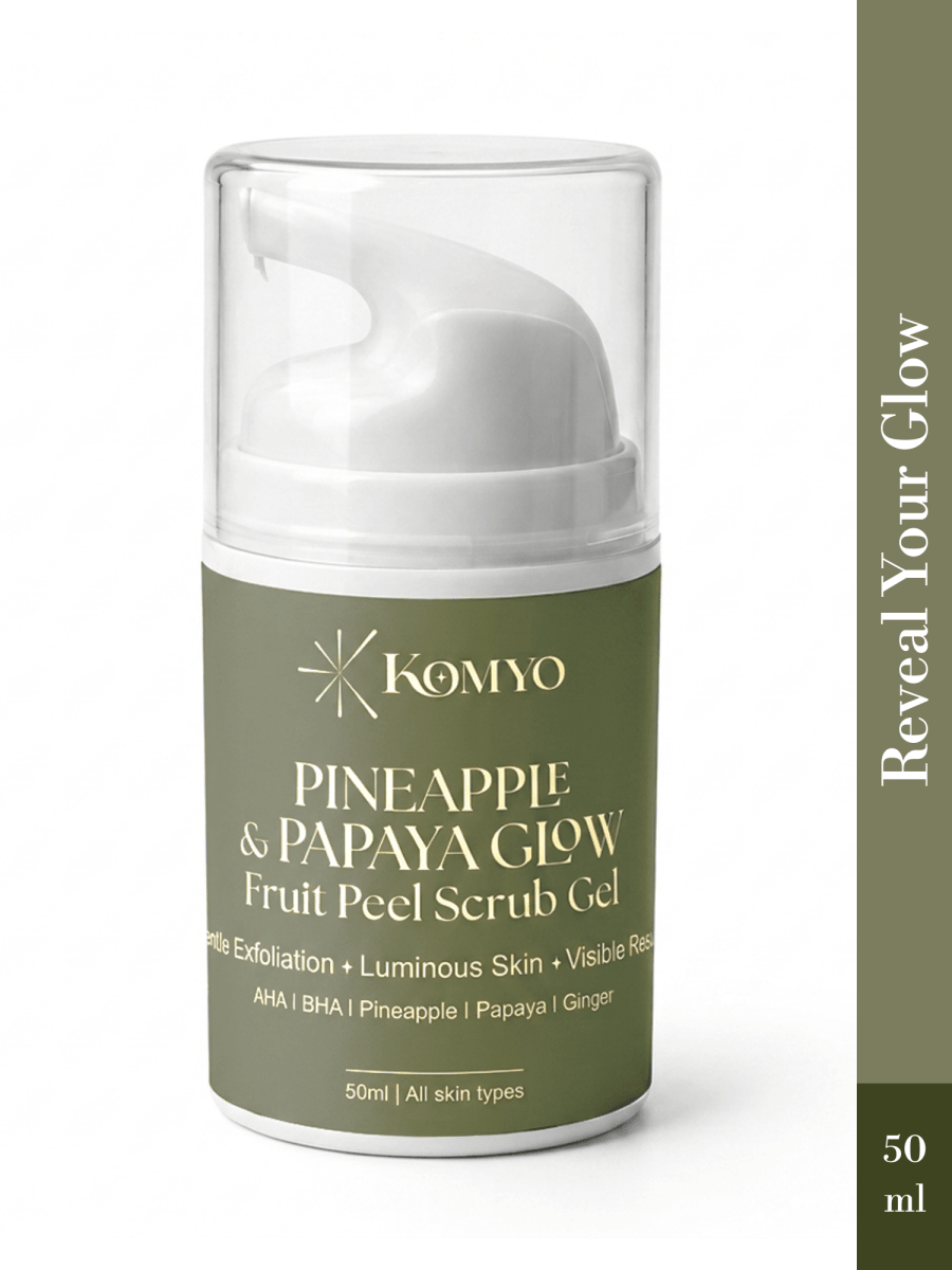 Pineapple & papaya AHA / BHA Peel Scrub Gel - Komyo