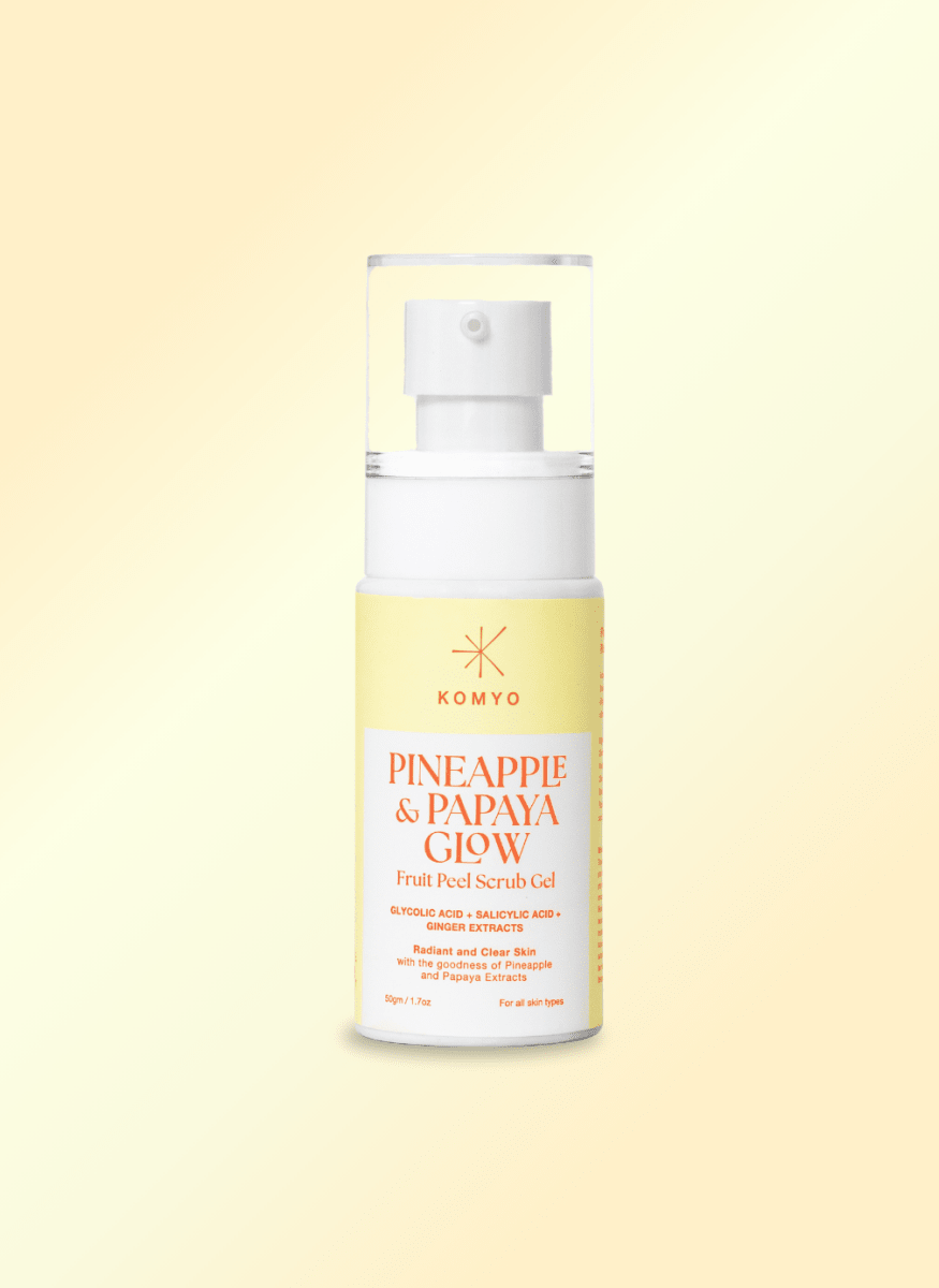 Pineapple & papaya <br> AHA / BHA Peel Scrub Gel - Komyo