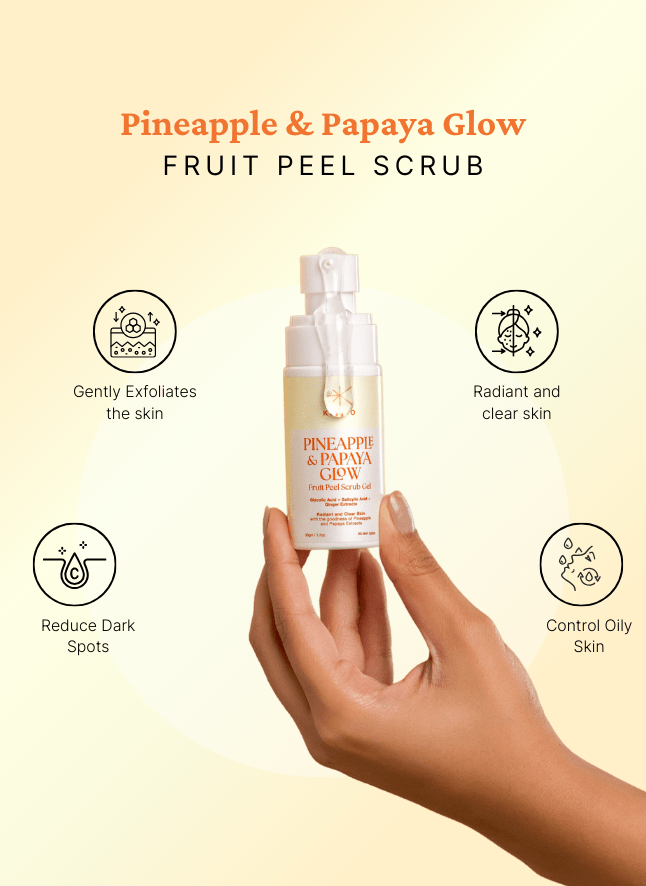 Pineapple & papaya <br> AHA / BHA Peel Scrub Gel - Komyo