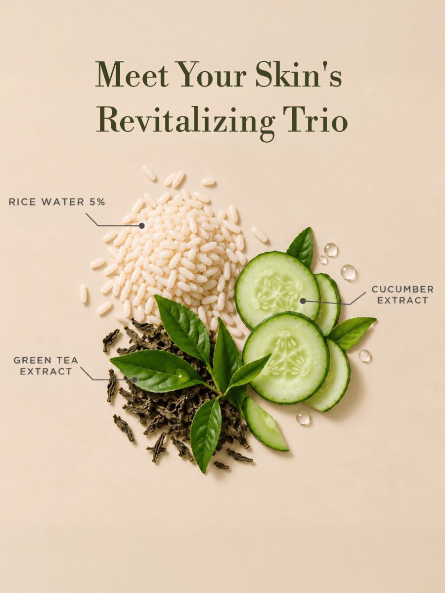 Rice water & Green Tea revitalizing Toner - Komyo