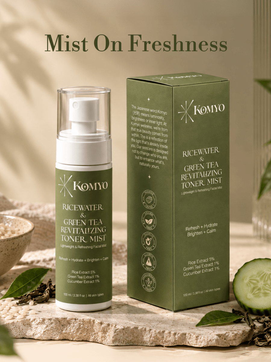 Rice water & Green Tea revitalizing Toner - Komyo