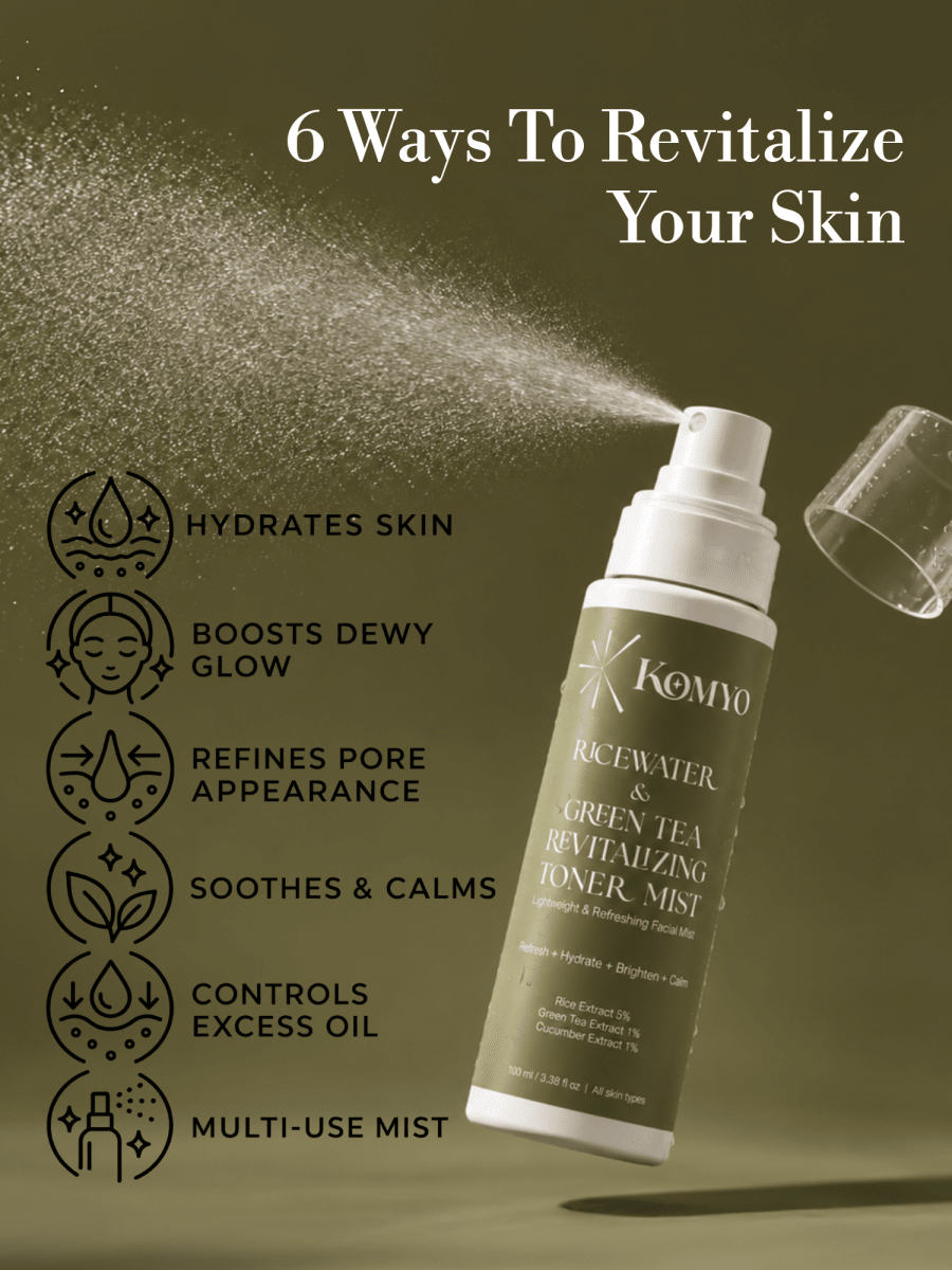 Rice water & Green Tea revitalizing Toner - Komyo