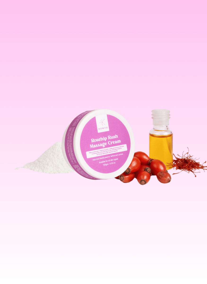 RoseHip Rush Massage Cream - Komyo