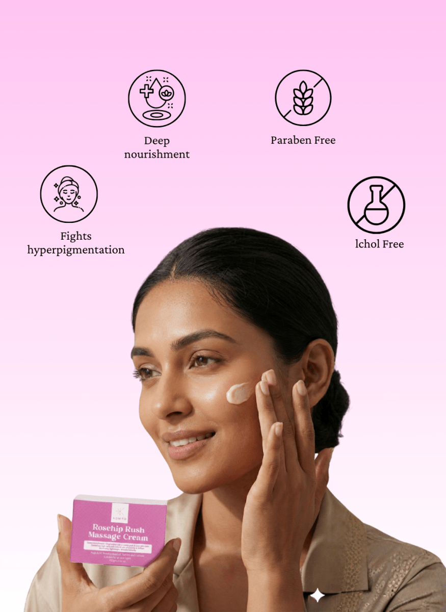 RoseHip Rush Massage Cream - Komyo